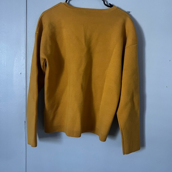 J. Crew Yellow Off-the-Shoulder Sweater - Picture 4 of 10